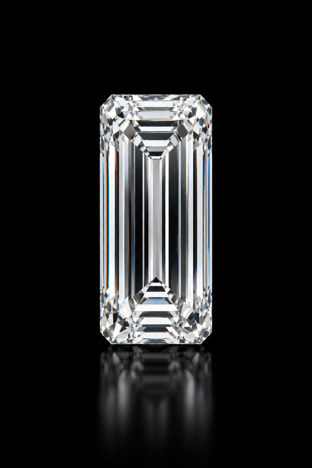 Baguette cut diamond