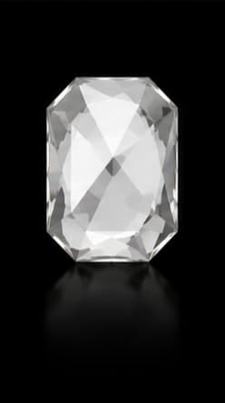 Emerald Rose Cut cut diamond