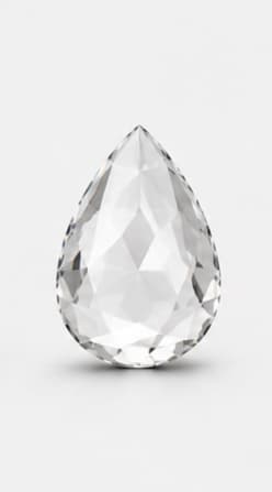 Pear Rose Cut