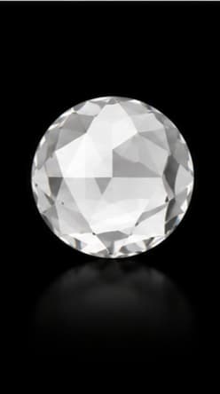 Round Rose Cut cut diamond