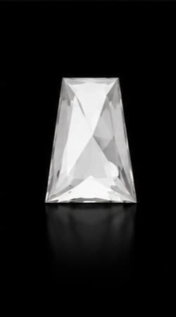 Tapered Rose Cut cut diamond